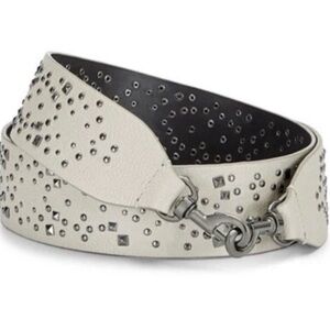 NWOT Rebecca Minkoff Taupe/Gray Embellished Bag Strap